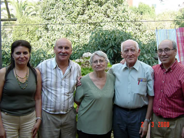 Angélica, Willy, Gladys, Reinaldo y Marcelo. Adivina quién falta...